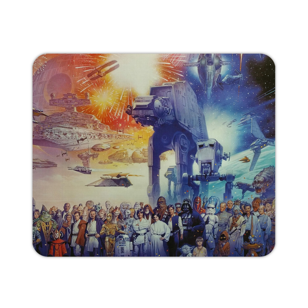 （画像用） スター・ウォーズ Star Wars マウスパッド ステッチ加工 ラバー素材 防水 滑り止め 超薄型 ゲーミング/オフィス対応