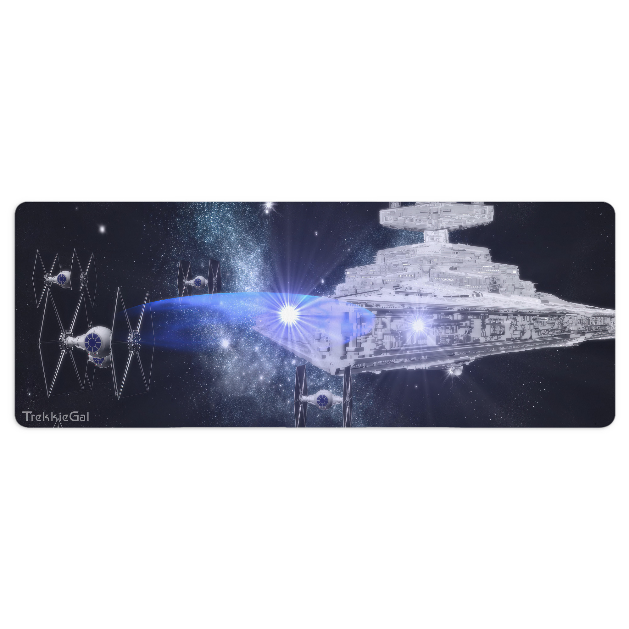 （画像用） スター・ウォーズ Star Wars ステッチ加工 大判デスクマット／滑り止めマウスパッド