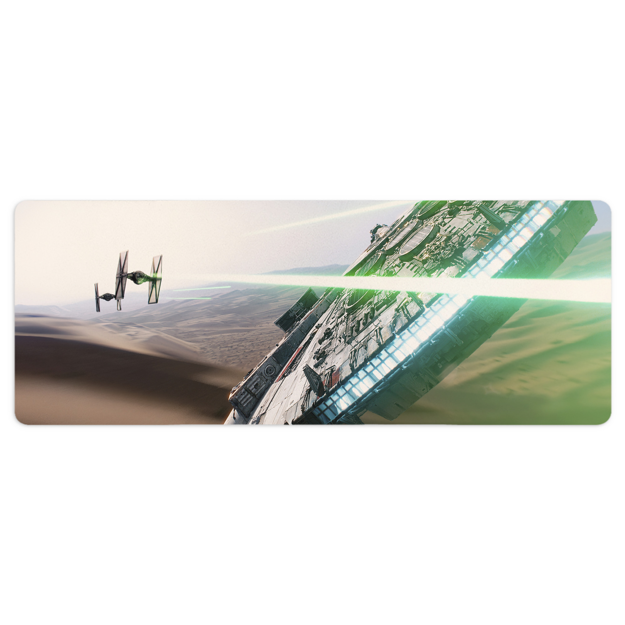 （画像用） スター・ウォーズ Star Wars ステッチ加工 大判デスクマット／滑り止めマウスパッド