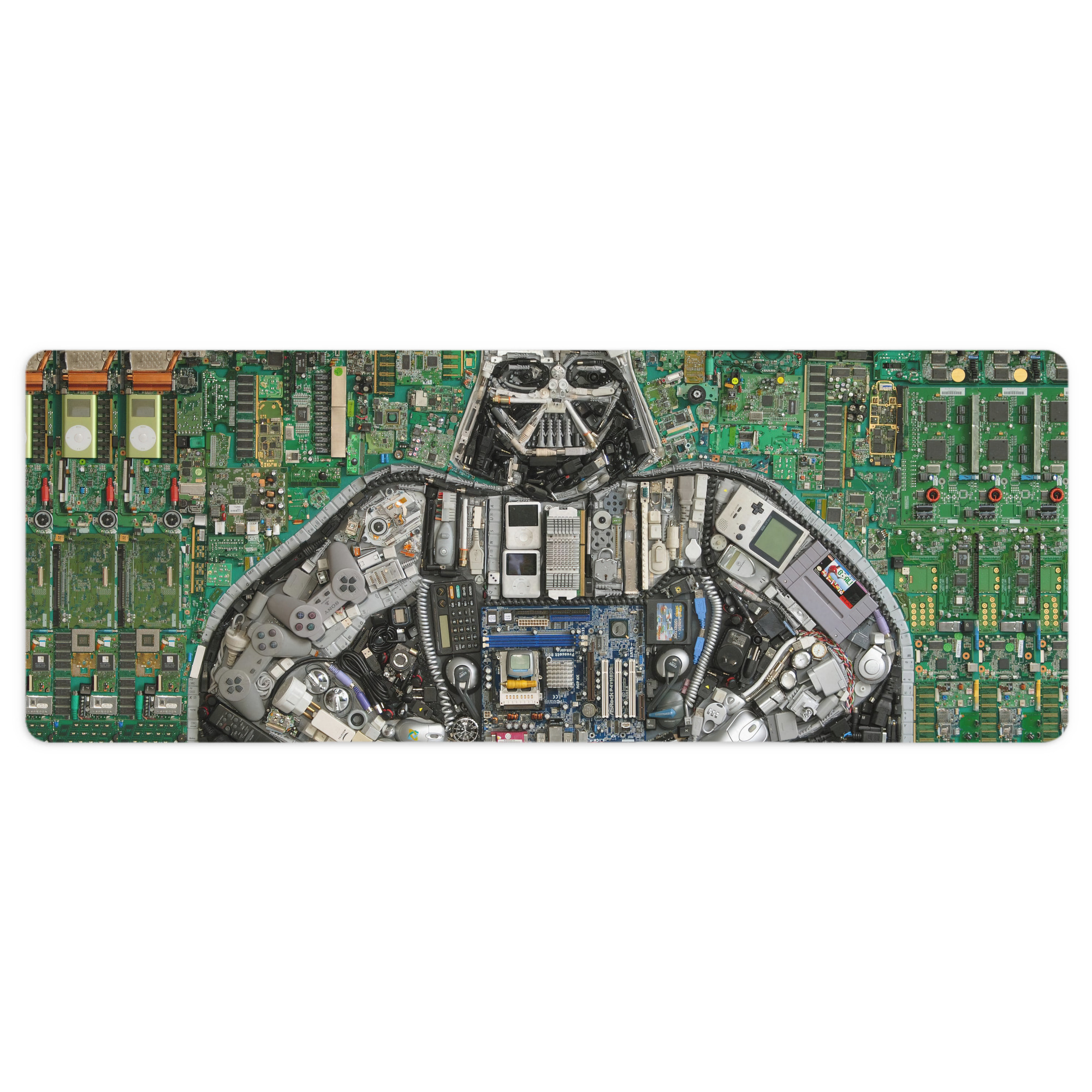 （画像用） スター・ウォーズ Star Wars ステッチ加工 大判デスクマット／滑り止めマウスパッド