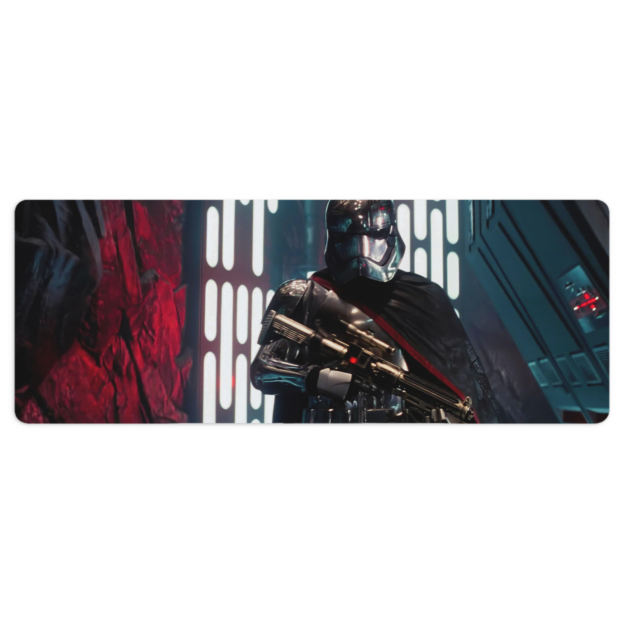 （画像用） スター・ウォーズ Star Wars ステッチ加工 大判デスクマット／滑り止めマウスパッド