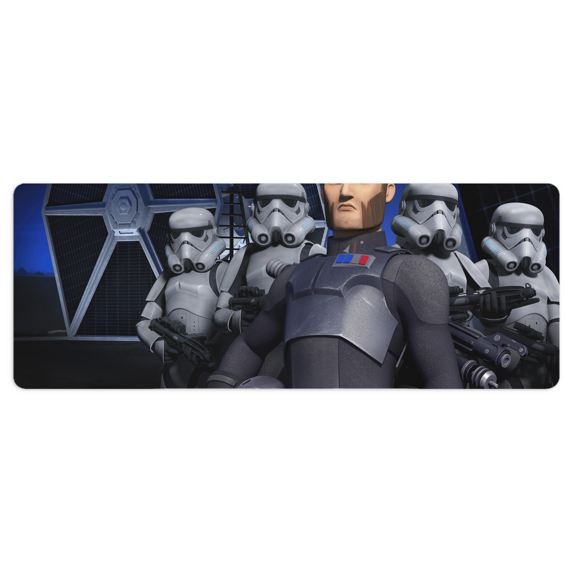 （画像用） スター・ウォーズ Star Wars ステッチ加工 大判デスクマット／滑り止めマウスパッド