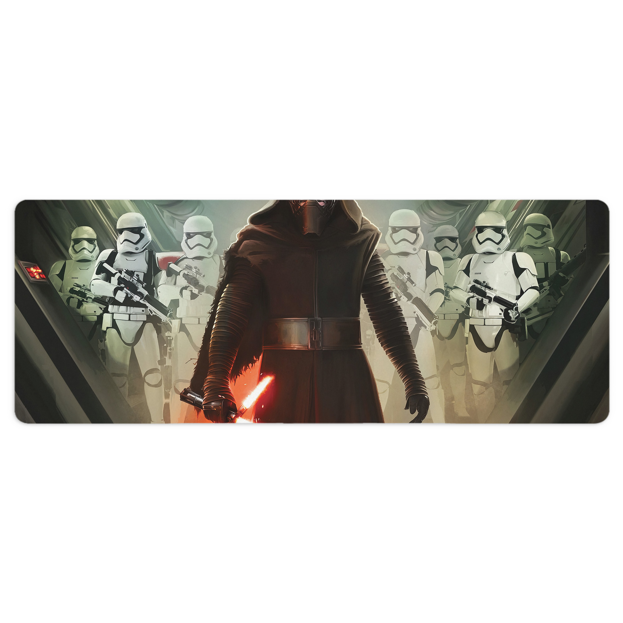 （画像用） スター・ウォーズ Star Wars ステッチ加工 大判デスクマット／滑り止めマウスパッド