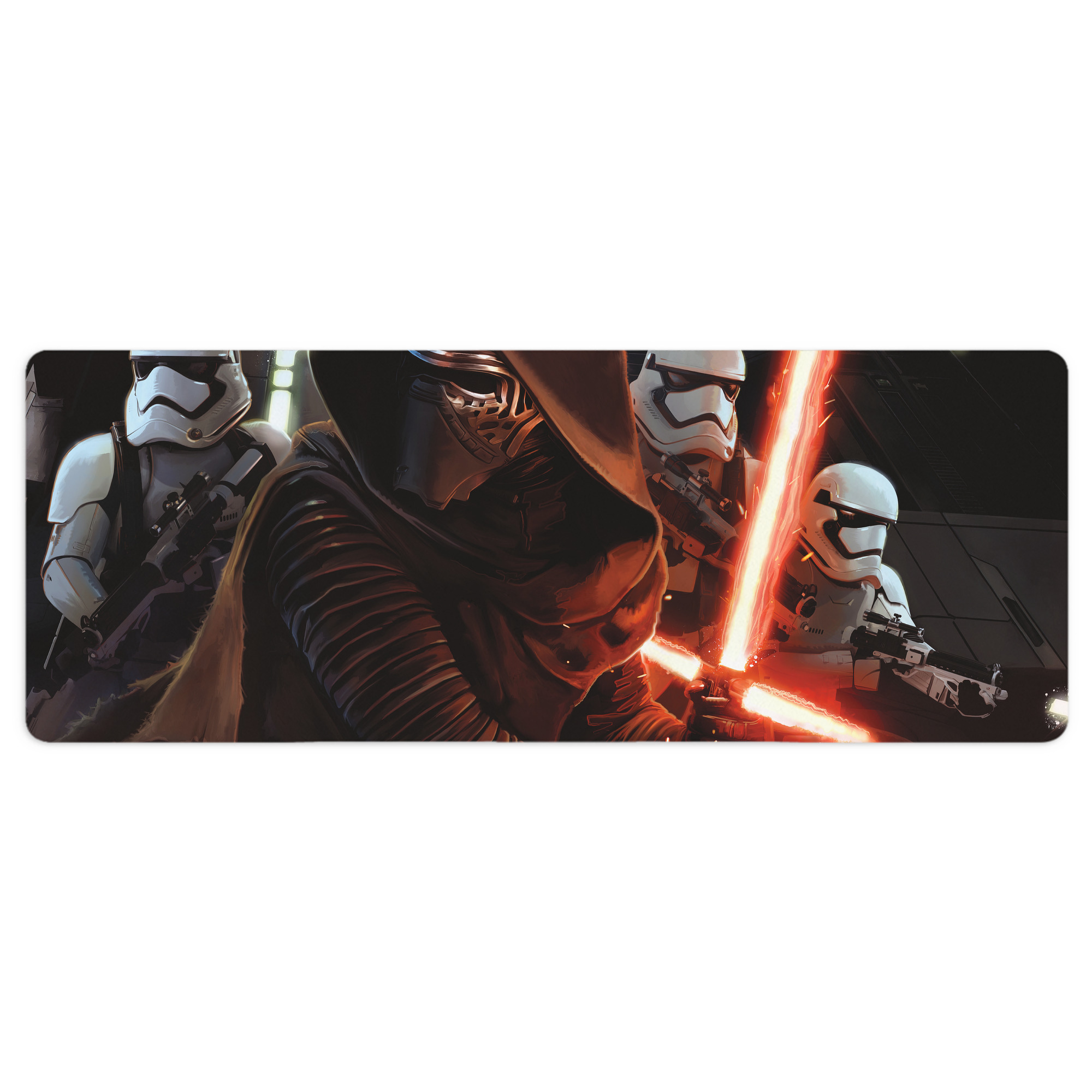 （画像用） スター・ウォーズ Star Wars ステッチ加工 大判デスクマット／滑り止めマウスパッド