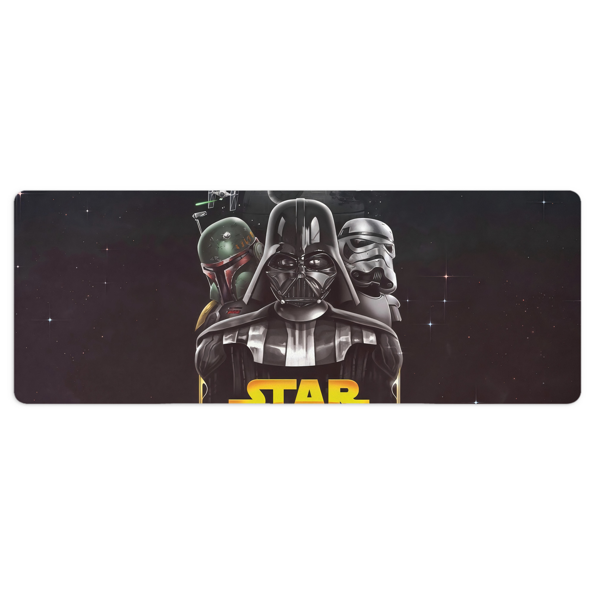 （画像用） スター・ウォーズ Star Wars ステッチ加工 大判デスクマット／滑り止めマウスパッド