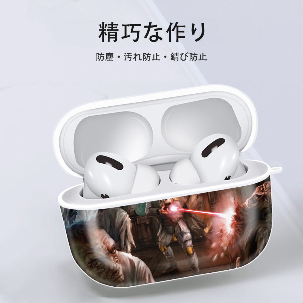 スター・ウォーズ Star Wars 【AirPods Pro用】ハードシェル保護ケース 耐衝撃・防指紋・カラビナ付き商品仕様