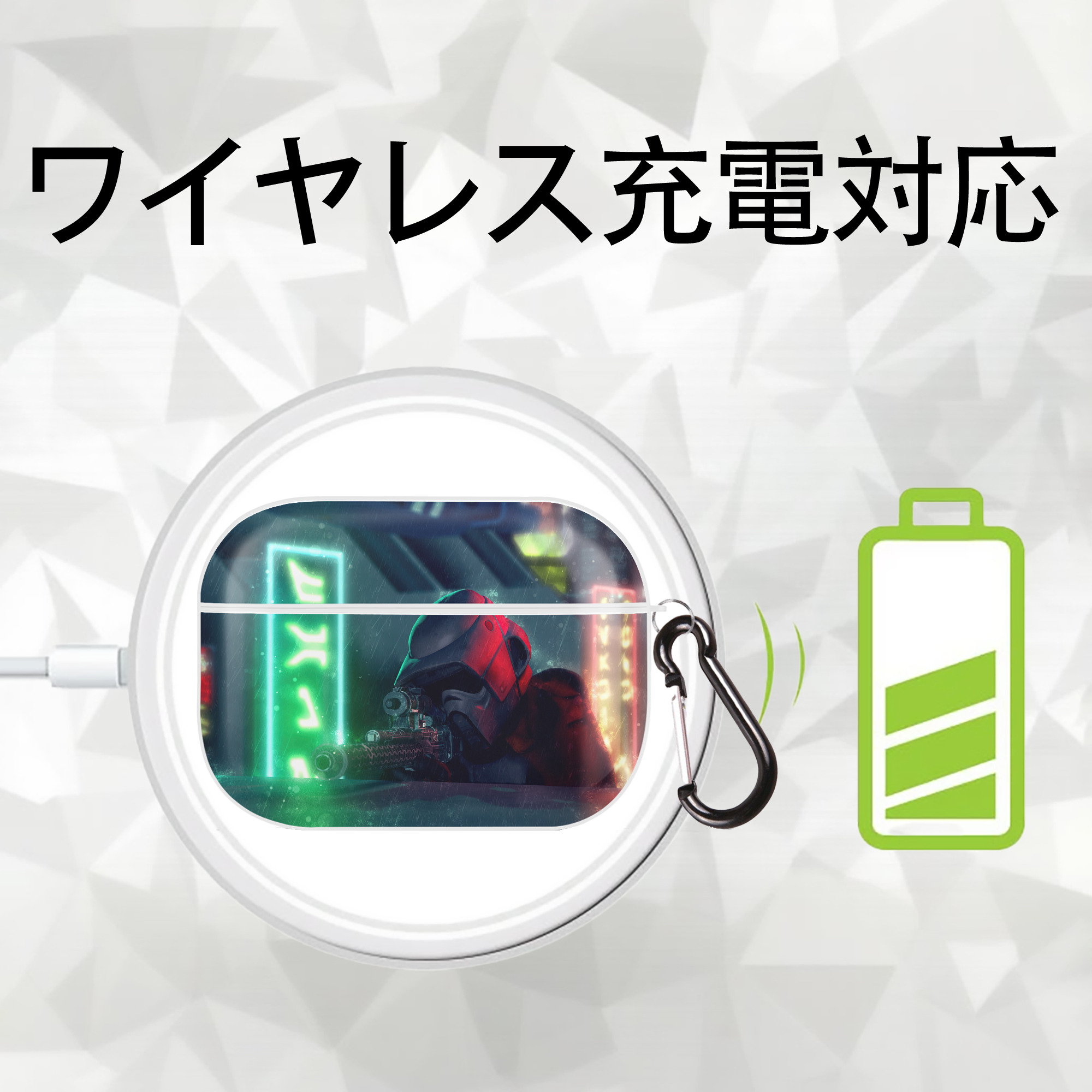 スター・ウォーズ Star Wars 【AirPods Pro用】ハードシェル保護ケース 耐衝撃・防指紋・カラビナ付き商品仕様