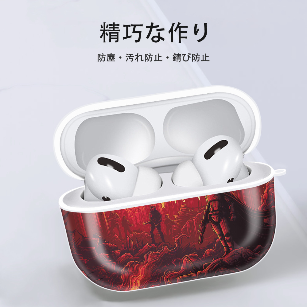 スター・ウォーズ Star Wars 【AirPods Pro用】ハードシェル保護ケース 耐衝撃・防指紋・カラビナ付き商品仕様
