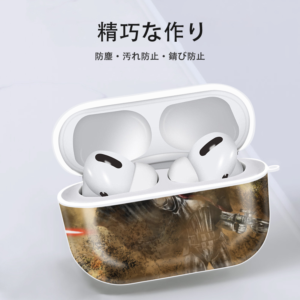 スター・ウォーズ Star Wars 【AirPods Pro用】ハードシェル保護ケース 耐衝撃・防指紋・カラビナ付き商品仕様