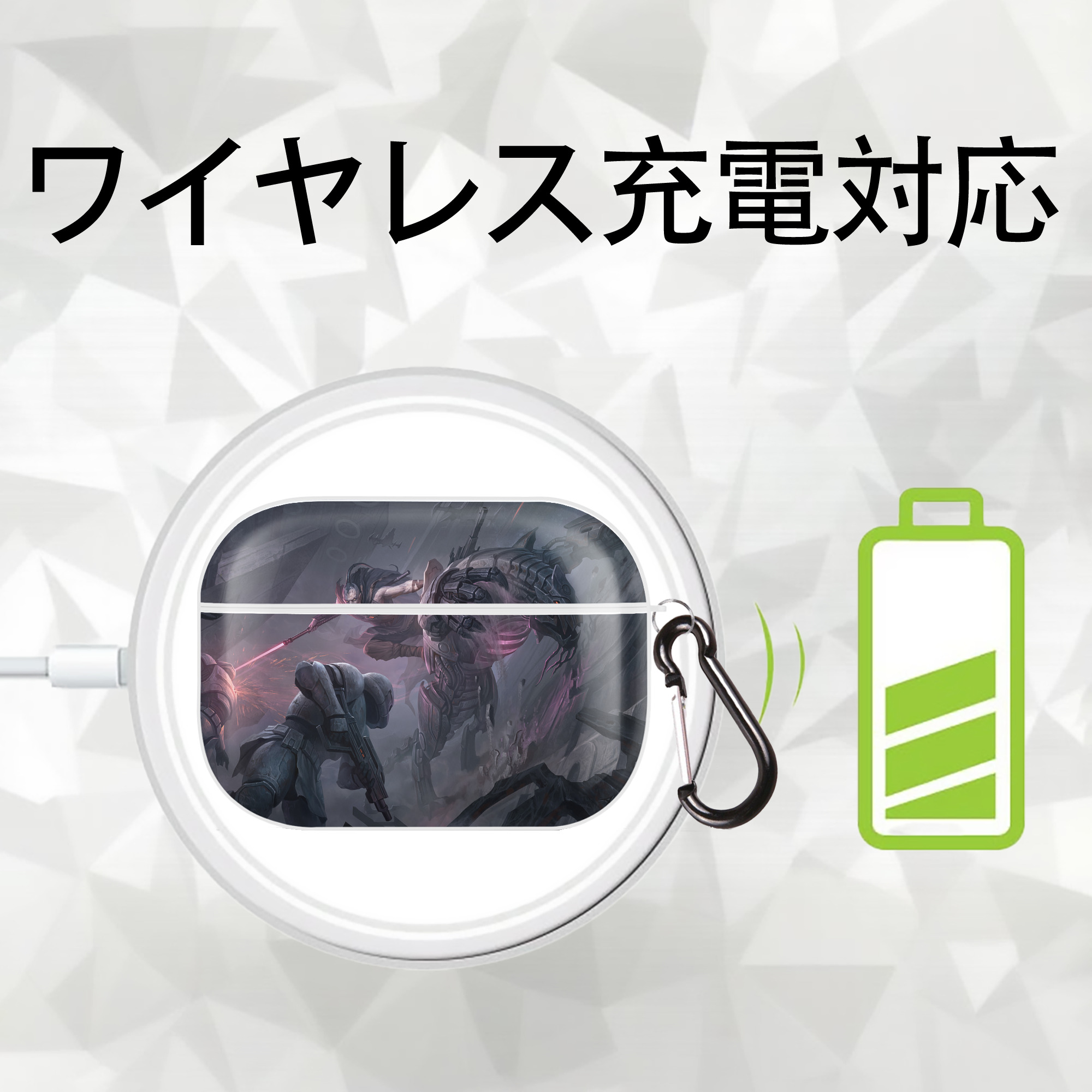 スター・ウォーズ Star Wars 【AirPods Pro用】ハードシェル保護ケース 耐衝撃・防指紋・カラビナ付き商品仕様