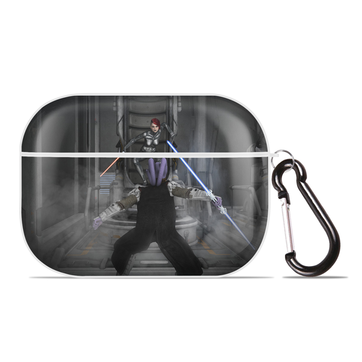 （画像用） スター・ウォーズ Star Wars 【AirPods Pro用】ハードシェル保護ケース 耐衝撃・防指紋・カラビナ付き商品仕様