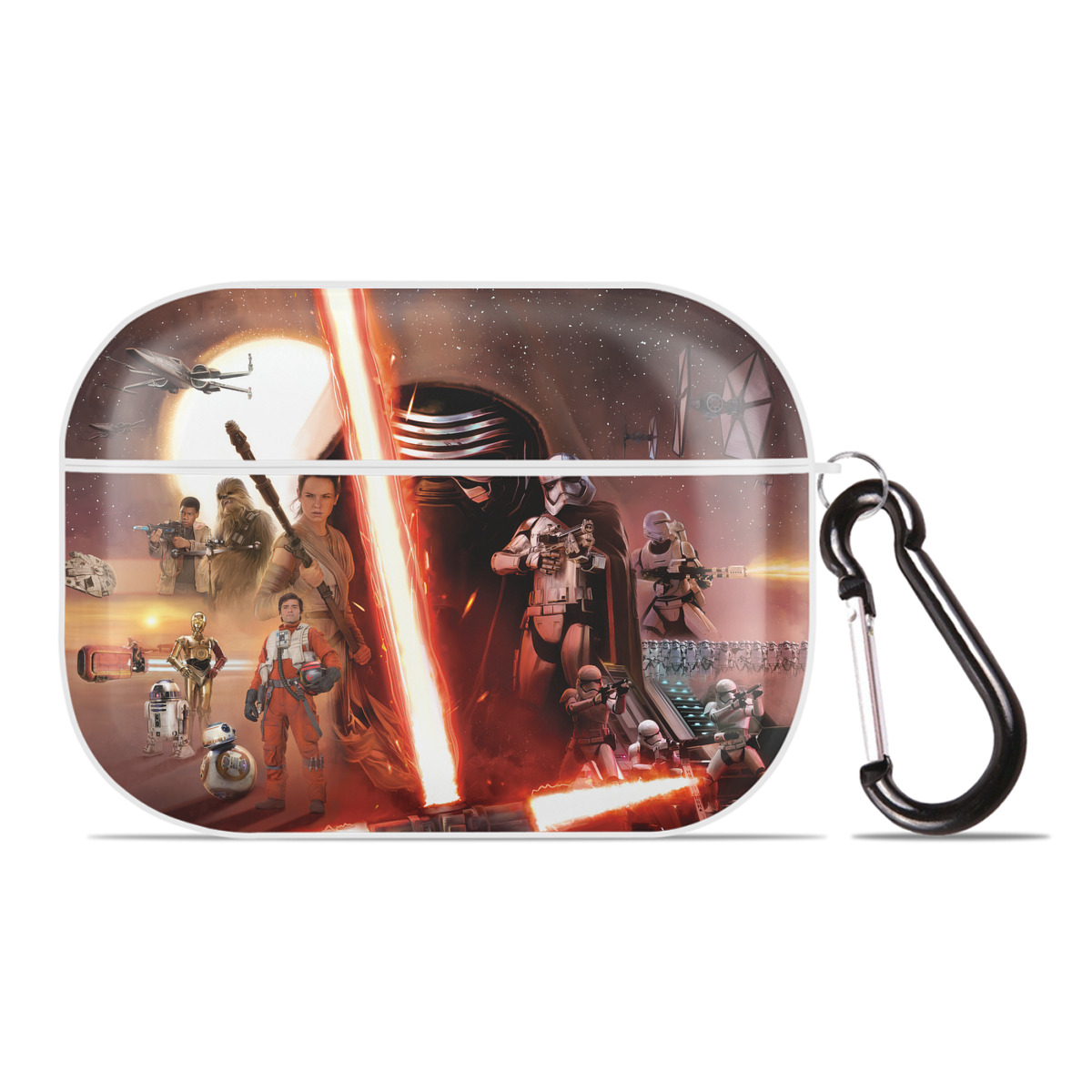 （画像用） スター・ウォーズ Star Wars 【AirPods Pro用】ハードシェル保護ケース 耐衝撃・防指紋・カラビナ付き商品仕様