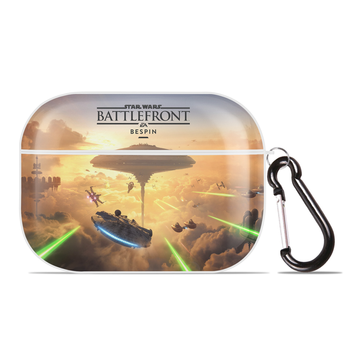 （画像用） スター・ウォーズ Star Wars 【AirPods Pro用】ハードシェル保護ケース 耐衝撃・防指紋・カラビナ付き商品仕様