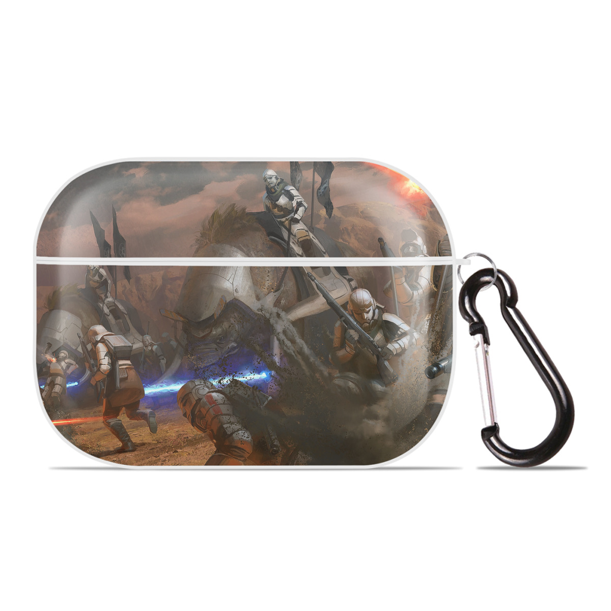 （画像用） スター・ウォーズ Star Wars 【AirPods Pro用】ハードシェル保護ケース 耐衝撃・防指紋・カラビナ付き商品仕様