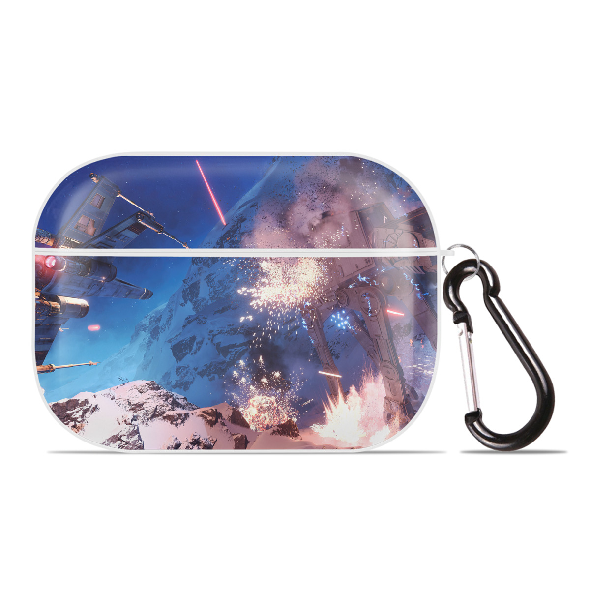 （画像用） スター・ウォーズ Star Wars 【AirPods Pro用】ハードシェル保護ケース 耐衝撃・防指紋・カラビナ付き商品仕様