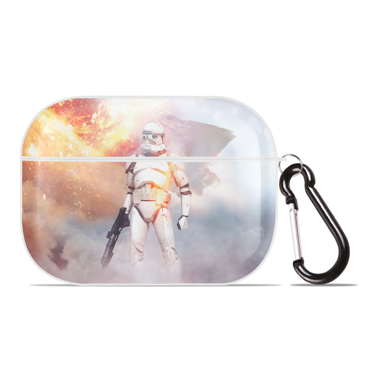 （画像用） スター・ウォーズ Star Wars 【AirPods Pro用】ハードシェル保護ケース 耐衝撃・防指紋・カラビナ付き商品仕様
