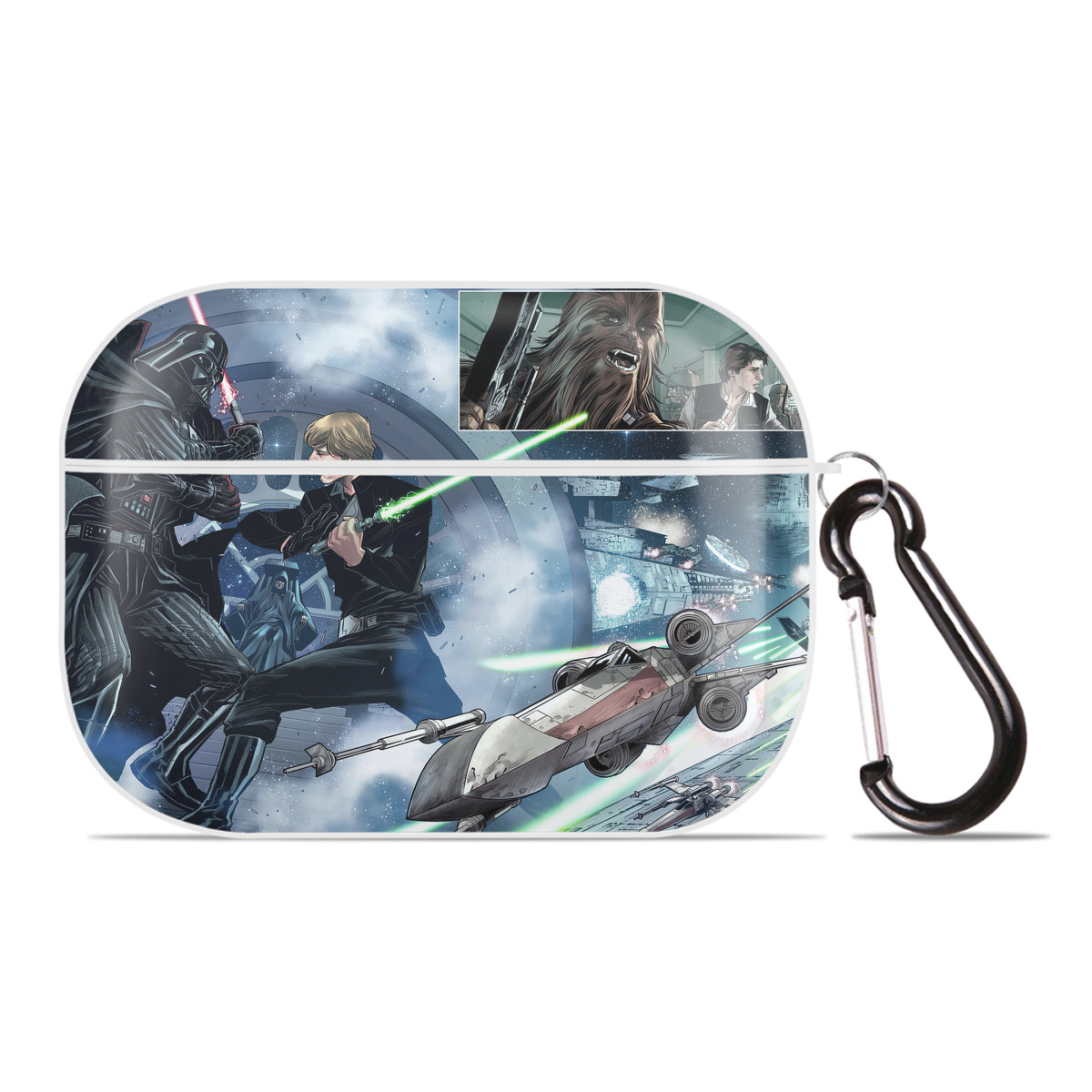 （画像用） スター・ウォーズ Star Wars 【AirPods Pro用】ハードシェル保護ケース 耐衝撃・防指紋・カラビナ付き商品仕様