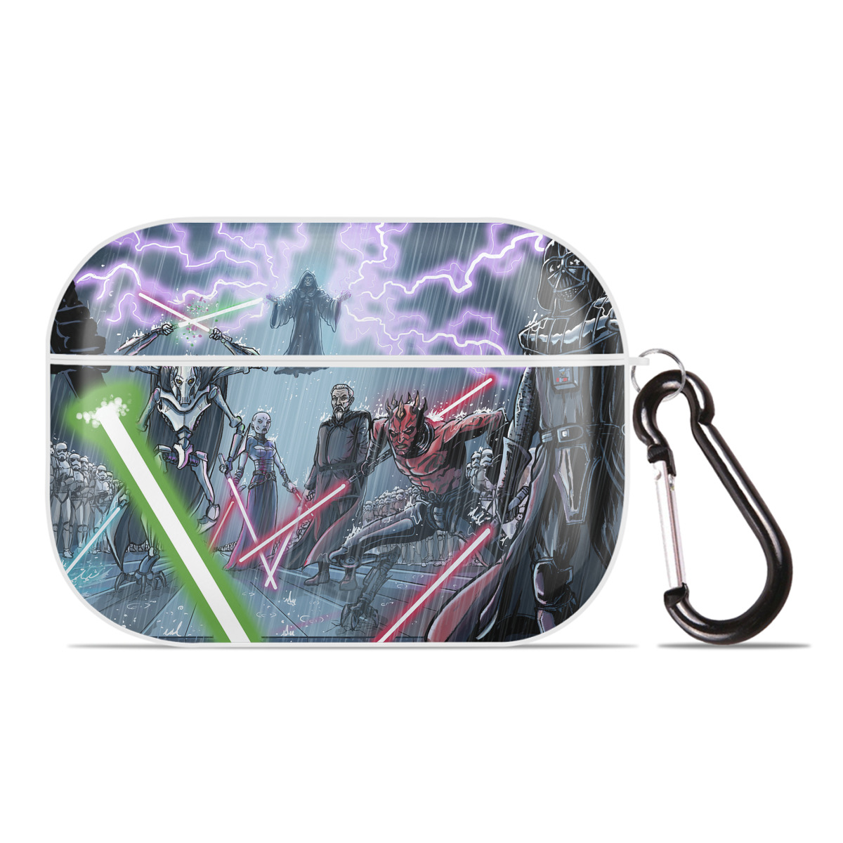 （画像用） スター・ウォーズ Star Wars 【AirPods Pro用】ハードシェル保護ケース 耐衝撃・防指紋・カラビナ付き商品仕様
