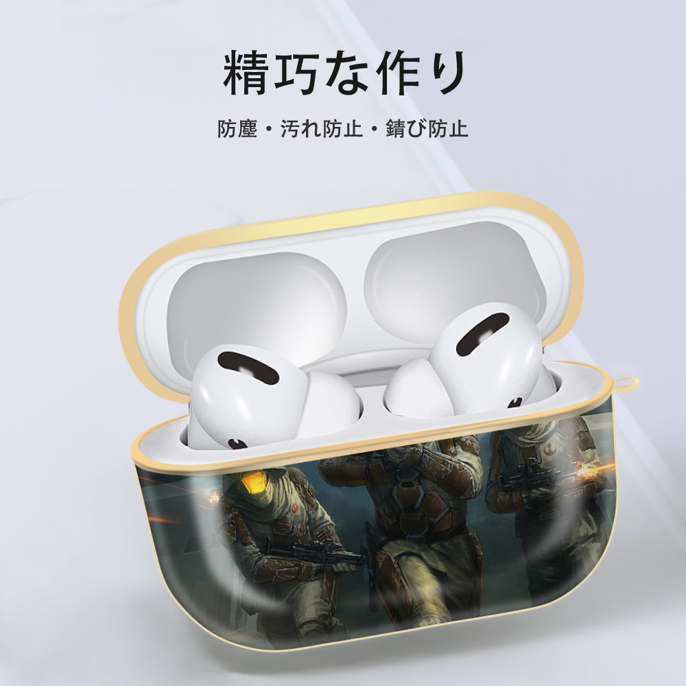 スター・ウォーズ Star Wars 【AirPods Pro用】ハードシェル保護ケース｜耐衝撃・防指紋・カラビナ付き商品仕様