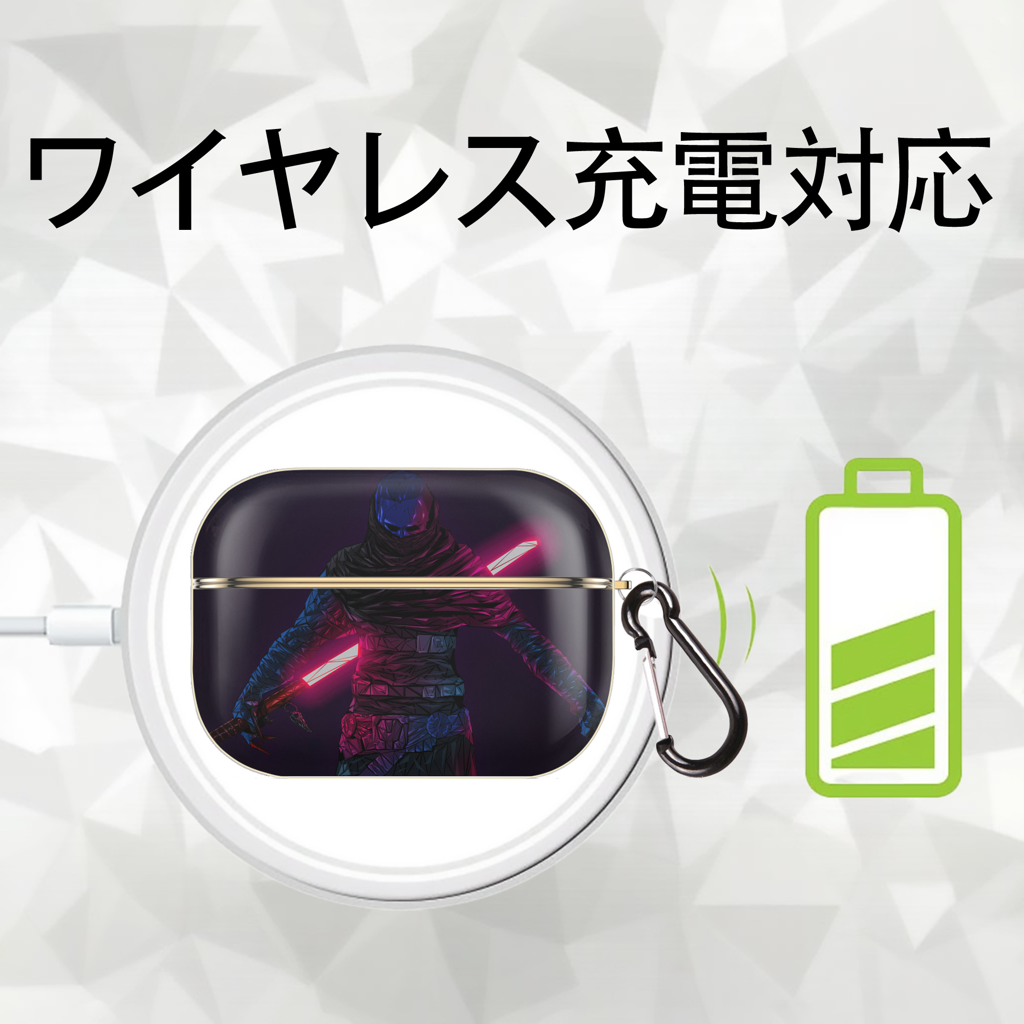 スター・ウォーズ Star Wars 【AirPods Pro用】ハードシェル保護ケース｜耐衝撃・防指紋・カラビナ付き商品仕様