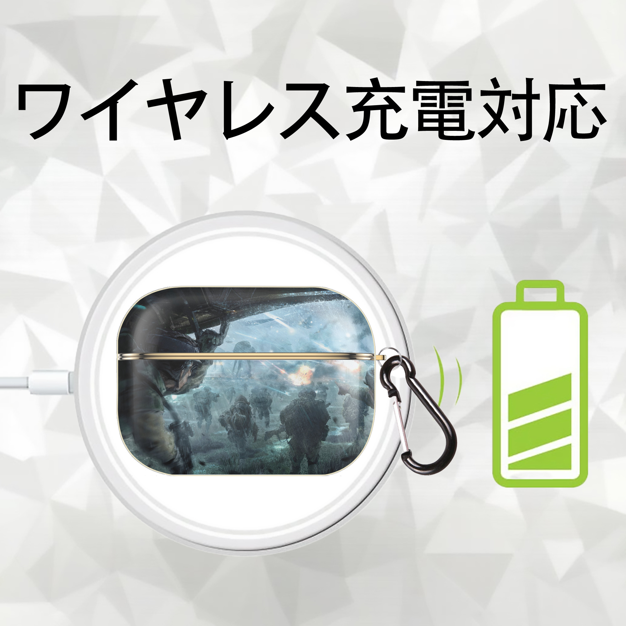 スター・ウォーズ Star Wars 【AirPods Pro用】ハードシェル保護ケース｜耐衝撃・防指紋・カラビナ付き商品仕様