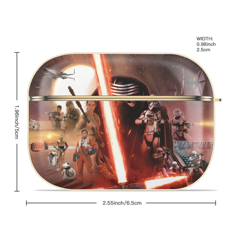 スター・ウォーズ Star Wars 【AirPods Pro用】ハードシェル保護ケース｜耐衝撃・防指紋・カラビナ付き商品仕様