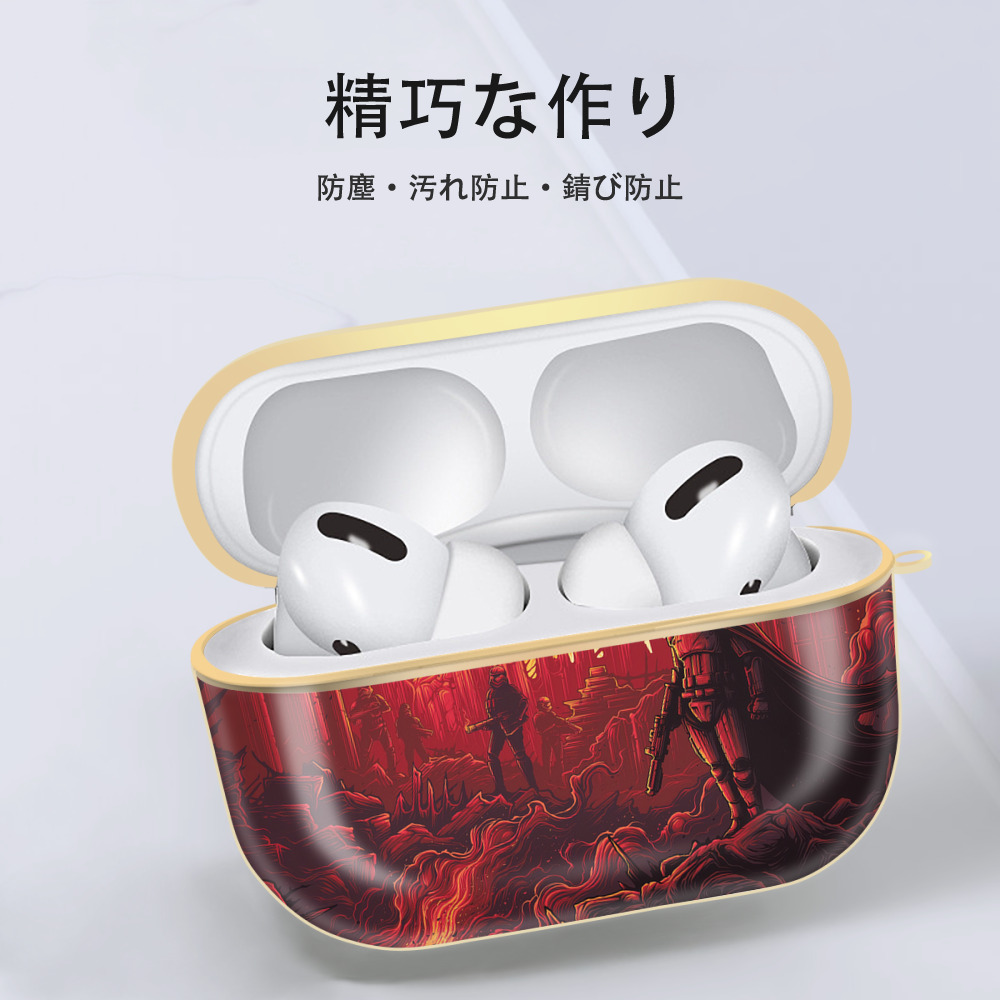 スター・ウォーズ Star Wars 【AirPods Pro用】ハードシェル保護ケース｜耐衝撃・防指紋・カラビナ付き商品仕様