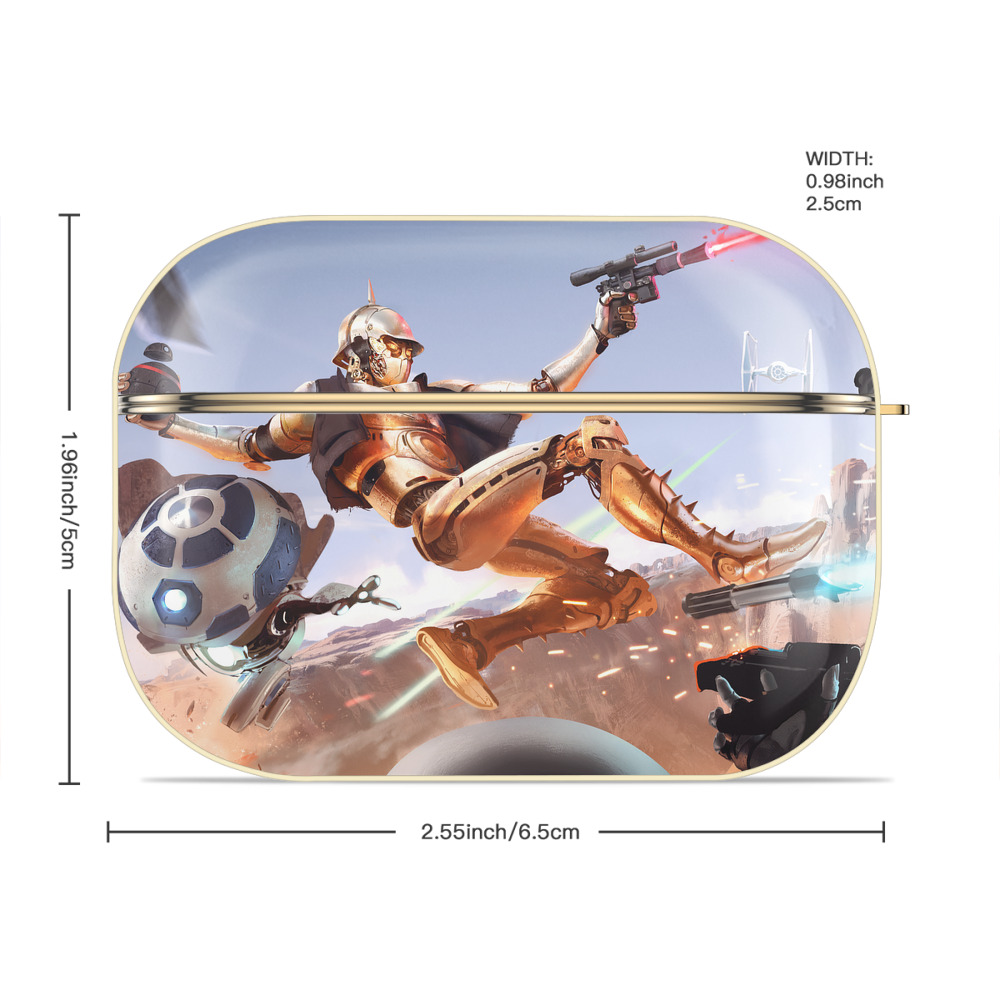 スター・ウォーズ Star Wars 【AirPods Pro用】ハードシェル保護ケース｜耐衝撃・防指紋・カラビナ付き商品仕様
