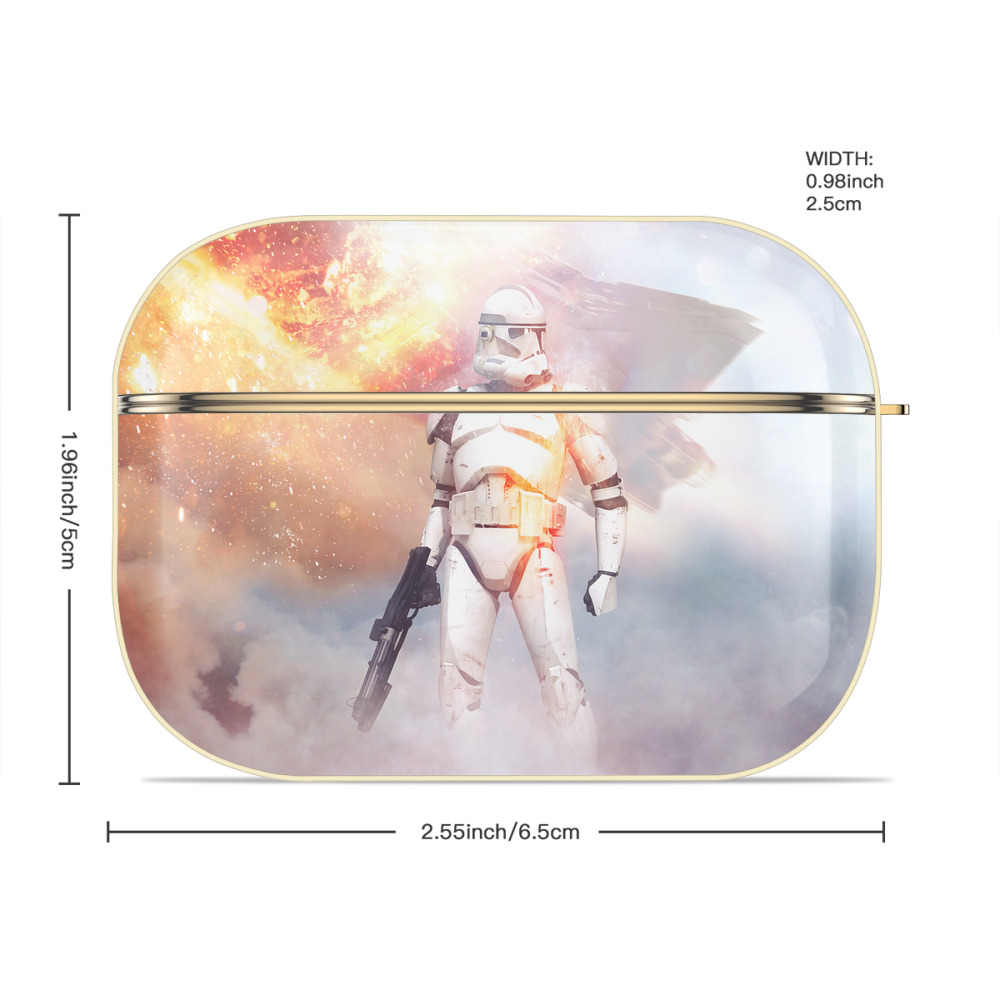 スター・ウォーズ Star Wars 【AirPods Pro用】ハードシェル保護ケース｜耐衝撃・防指紋・カラビナ付き商品仕様