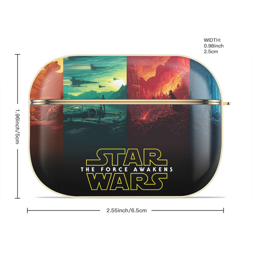 スター・ウォーズ Star Wars 【AirPods Pro用】ハードシェル保護ケース｜耐衝撃・防指紋・カラビナ付き商品仕様