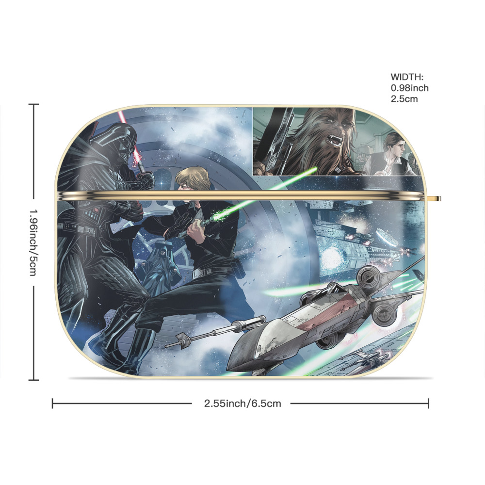 スター・ウォーズ Star Wars 【AirPods Pro用】ハードシェル保護ケース｜耐衝撃・防指紋・カラビナ付き商品仕様