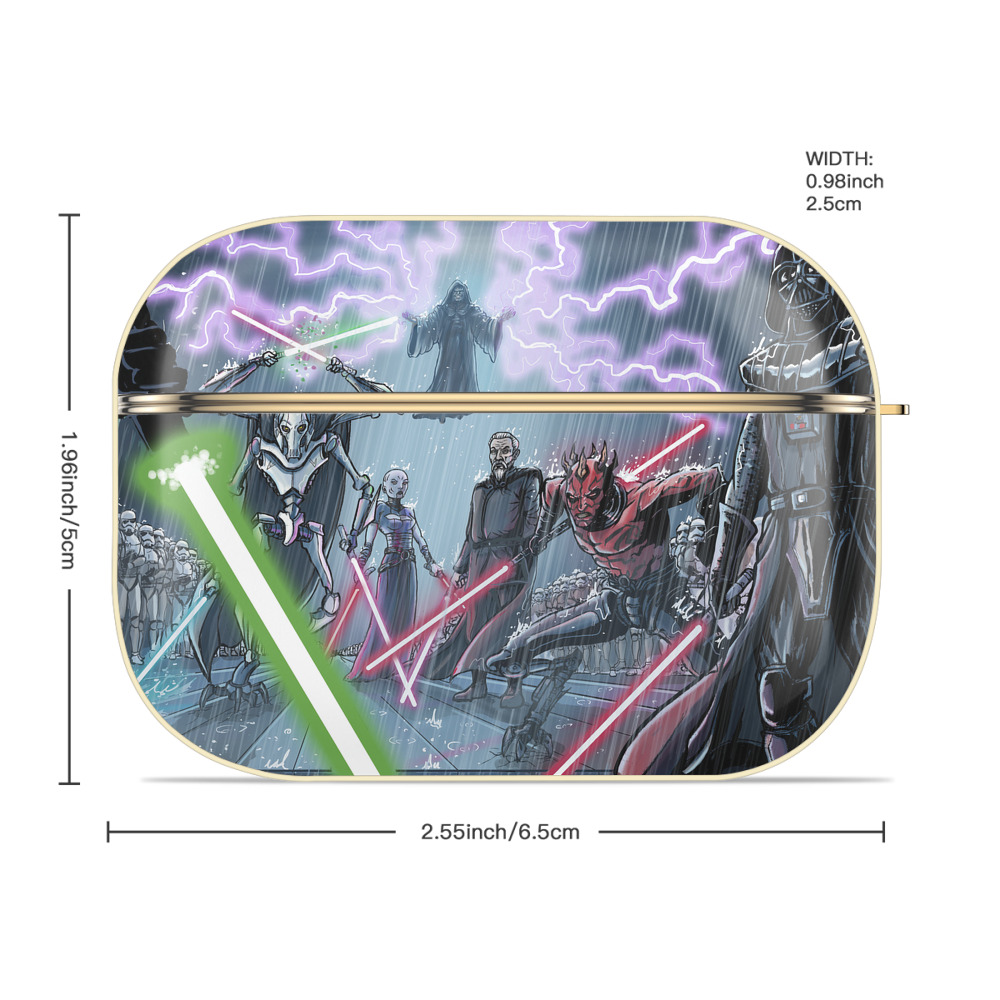 スター・ウォーズ Star Wars 【AirPods Pro用】ハードシェル保護ケース｜耐衝撃・防指紋・カラビナ付き商品仕様