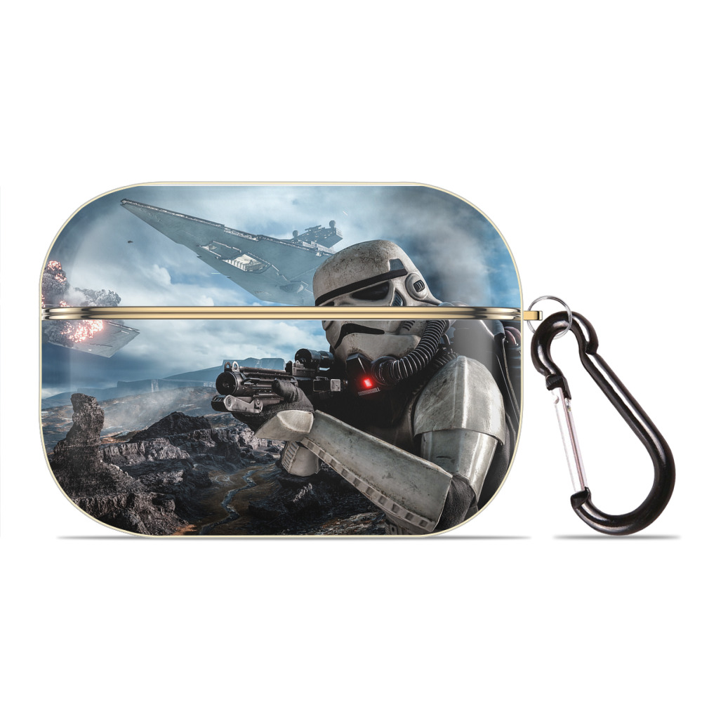 （画像用） スター・ウォーズ Star Wars 【AirPods Pro用】ハードシェル保護ケース｜耐衝撃・防指紋・カラビナ付き商品仕様