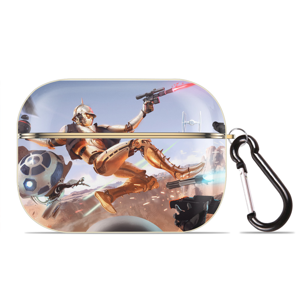 （画像用） スター・ウォーズ Star Wars 【AirPods Pro用】ハードシェル保護ケース｜耐衝撃・防指紋・カラビナ付き商品仕様