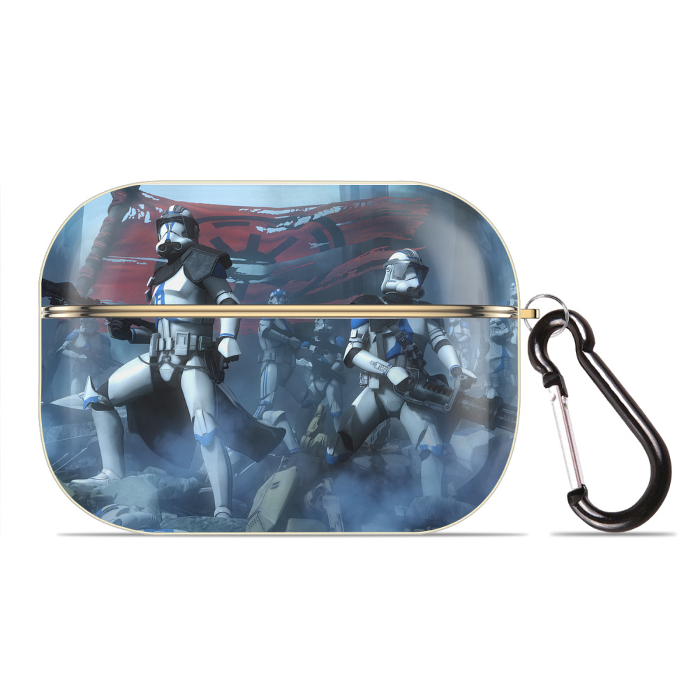 （画像用） スター・ウォーズ Star Wars 【AirPods Pro用】ハードシェル保護ケース｜耐衝撃・防指紋・カラビナ付き商品仕様