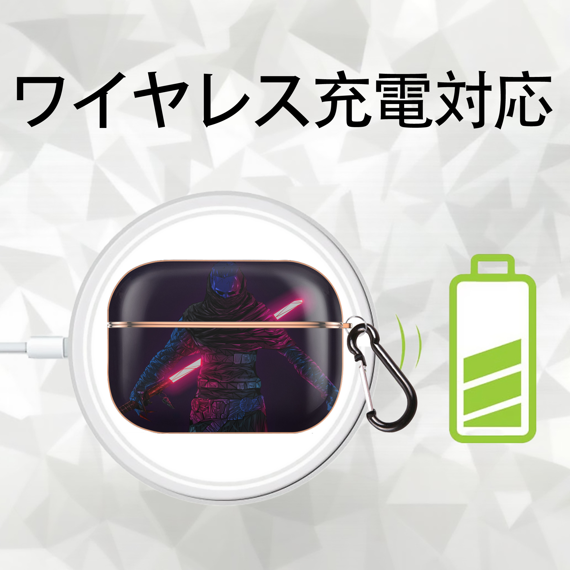 スター・ウォーズ Star Wars 【AirPods Pro用】ハードシェル保護ケース｜耐衝撃・防指紋・カラビナ付き商品仕様