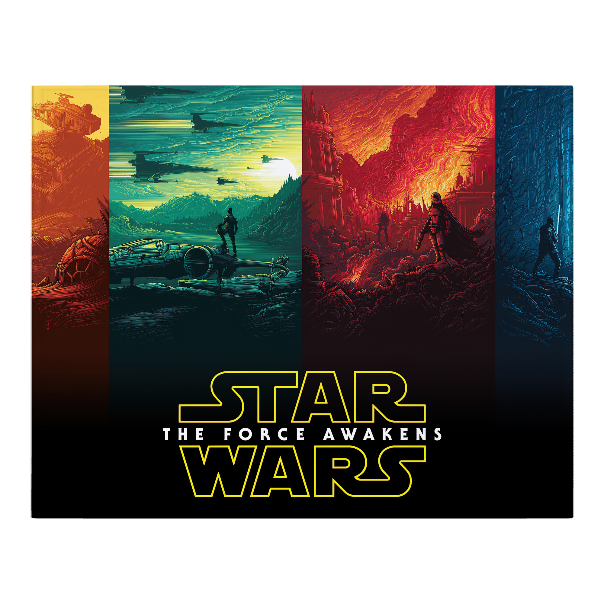 （画像用） スター・ウォーズ Star Wars フランネルブランケット・多サイズ対応（横型）
