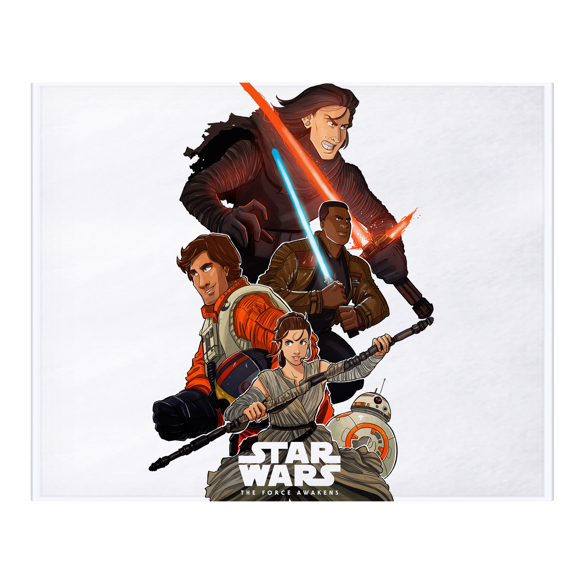 （画像用） スター・ウォーズ Star Wars フランネルブランケット・多サイズ対応（横型）