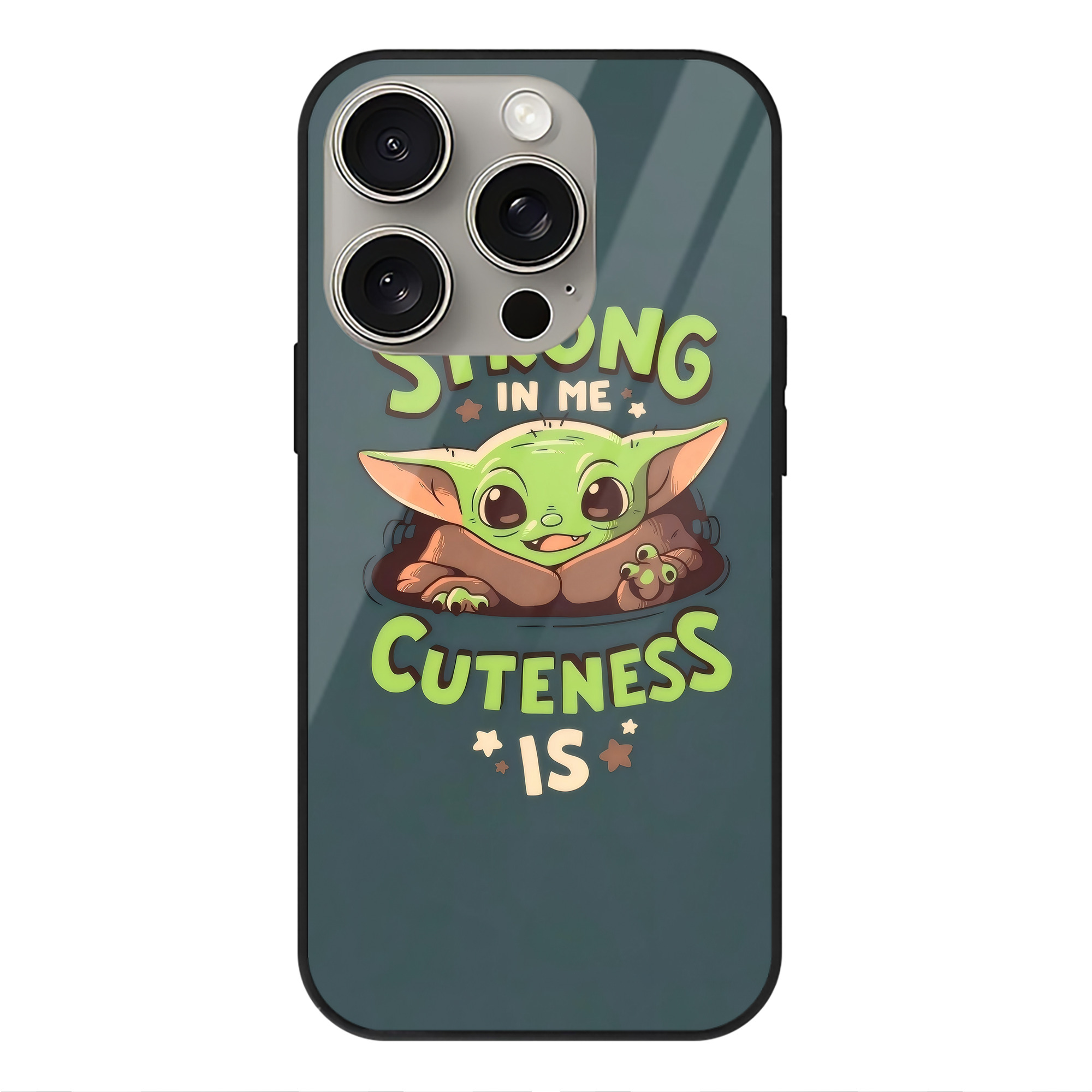 （画像用） スター・ウォーズ Star Wars 【iPhone15Pro対応】スマホケース 耐衝撃＆黄変防止 背面ガラス