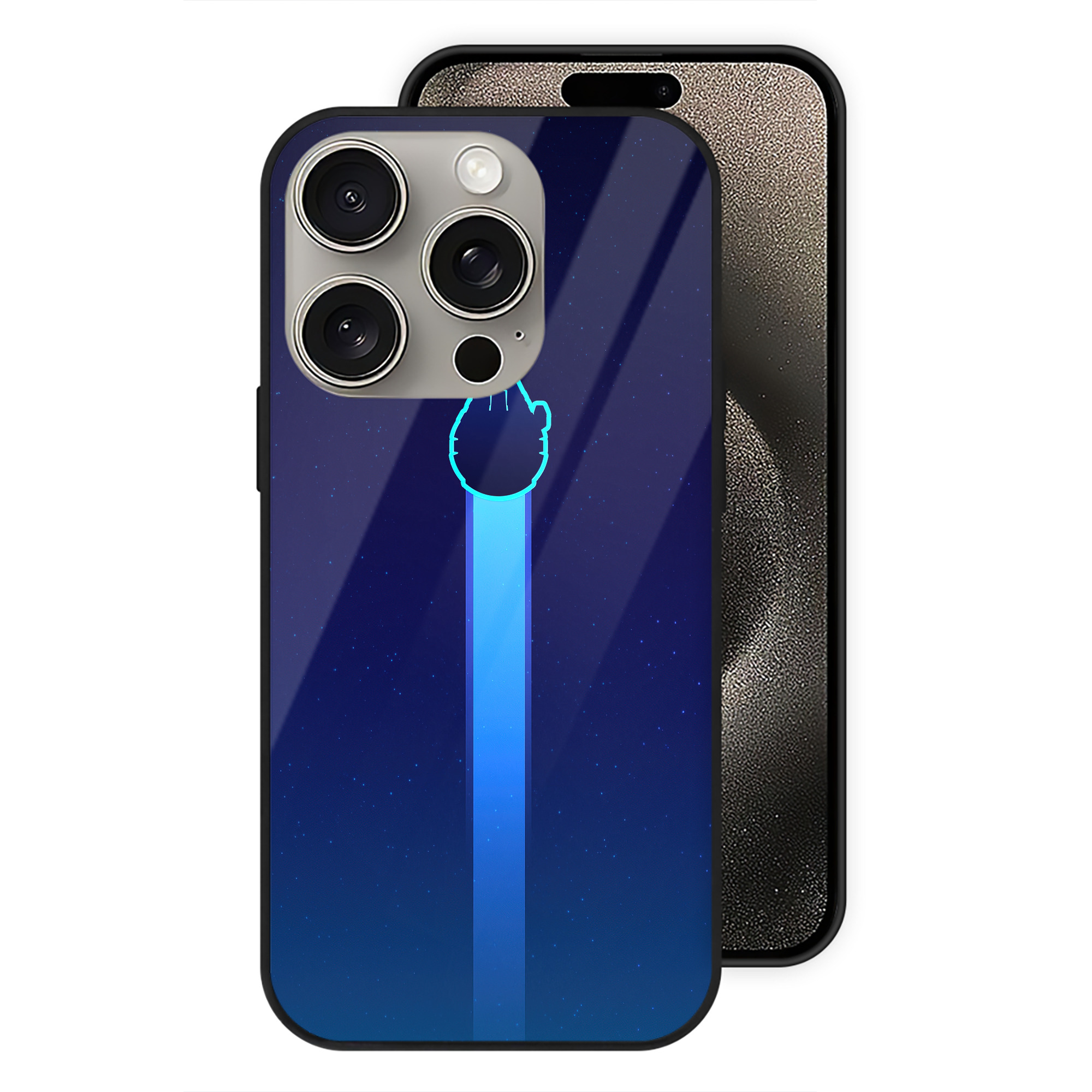 （画像用） スター・ウォーズ Star Wars 【iPhone15Pro対応】スマホケース 耐衝撃＆黄変防止 背面ガラス