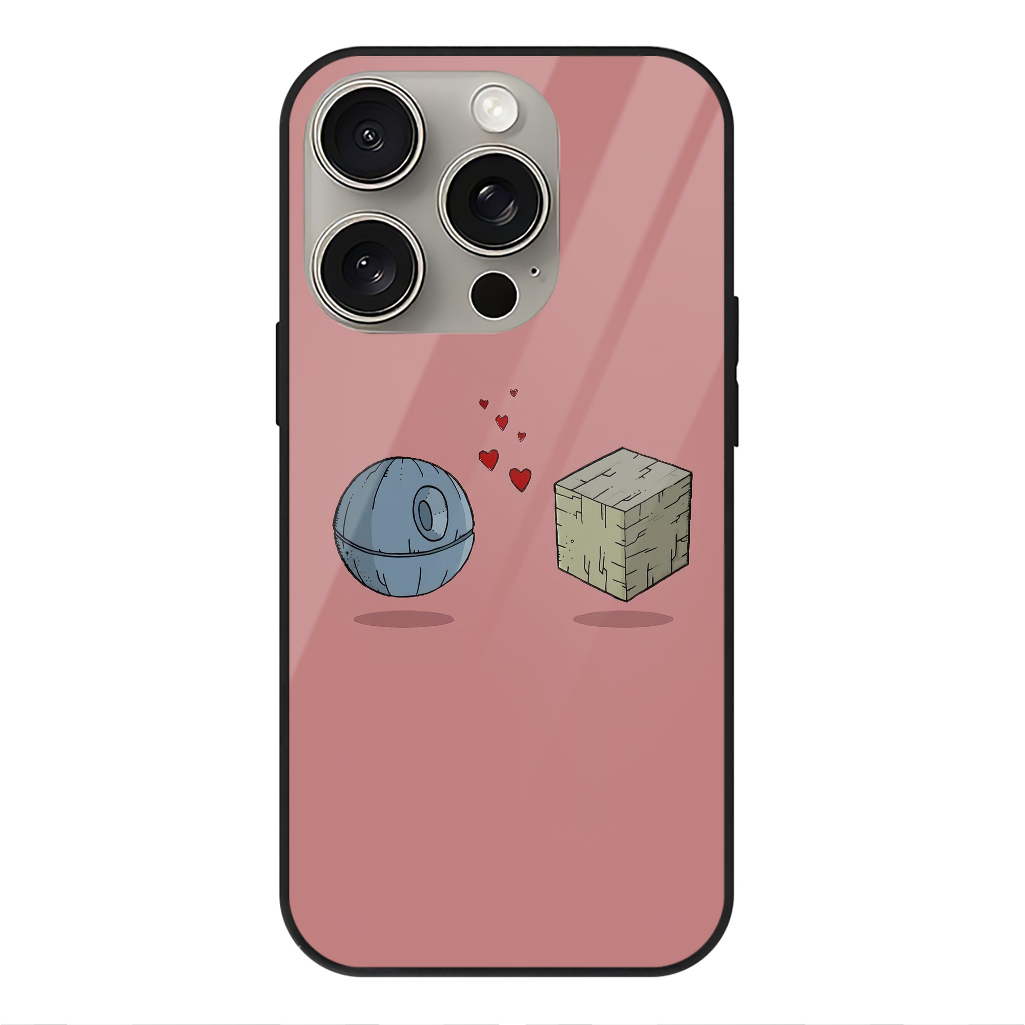 （画像用） スター・ウォーズ Star Wars 【iPhone15Pro対応】スマホケース 耐衝撃＆黄変防止 背面ガラス