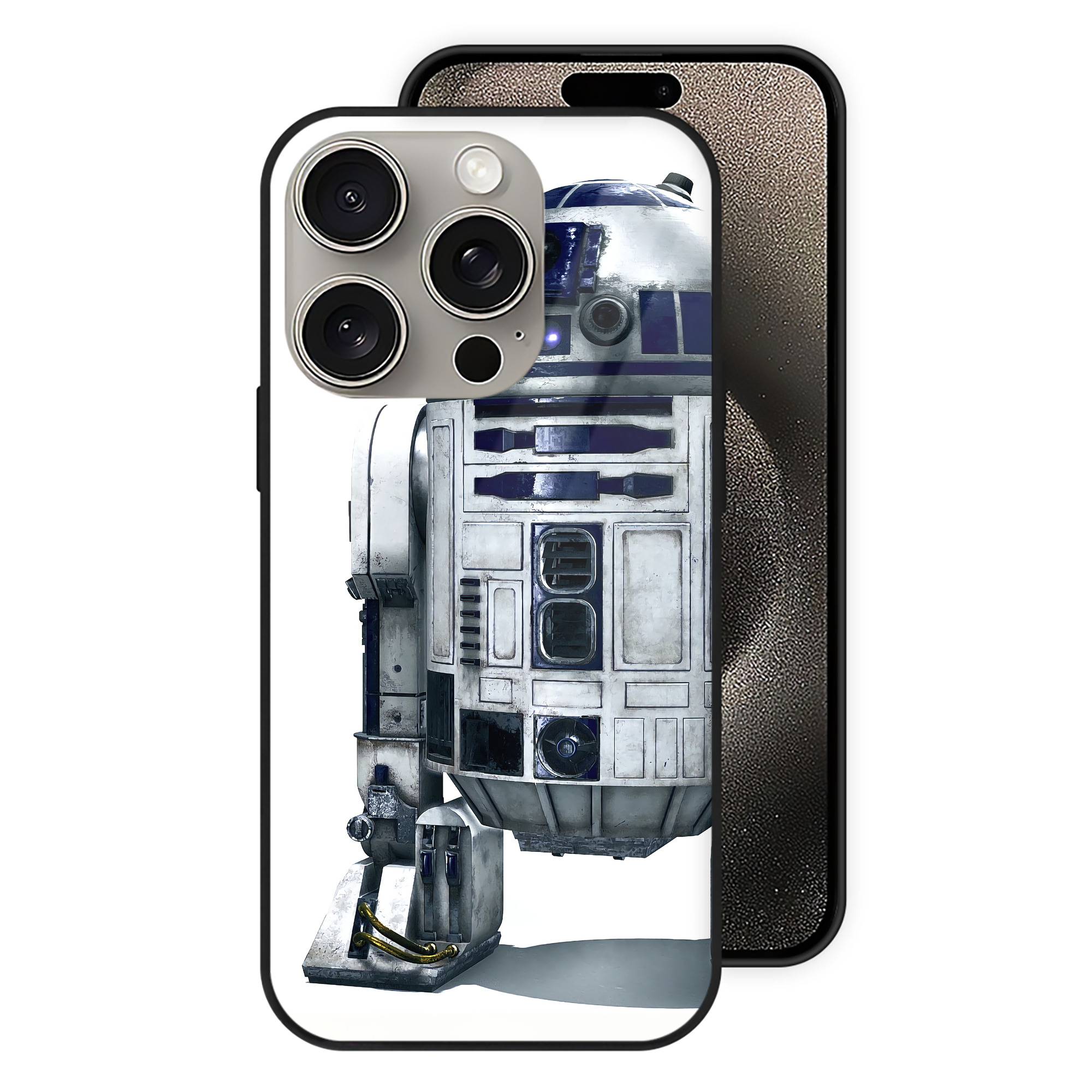 （画像用） スター・ウォーズ Star Wars 【iPhone15Pro対応】スマホケース 耐衝撃＆黄変防止 背面ガラス