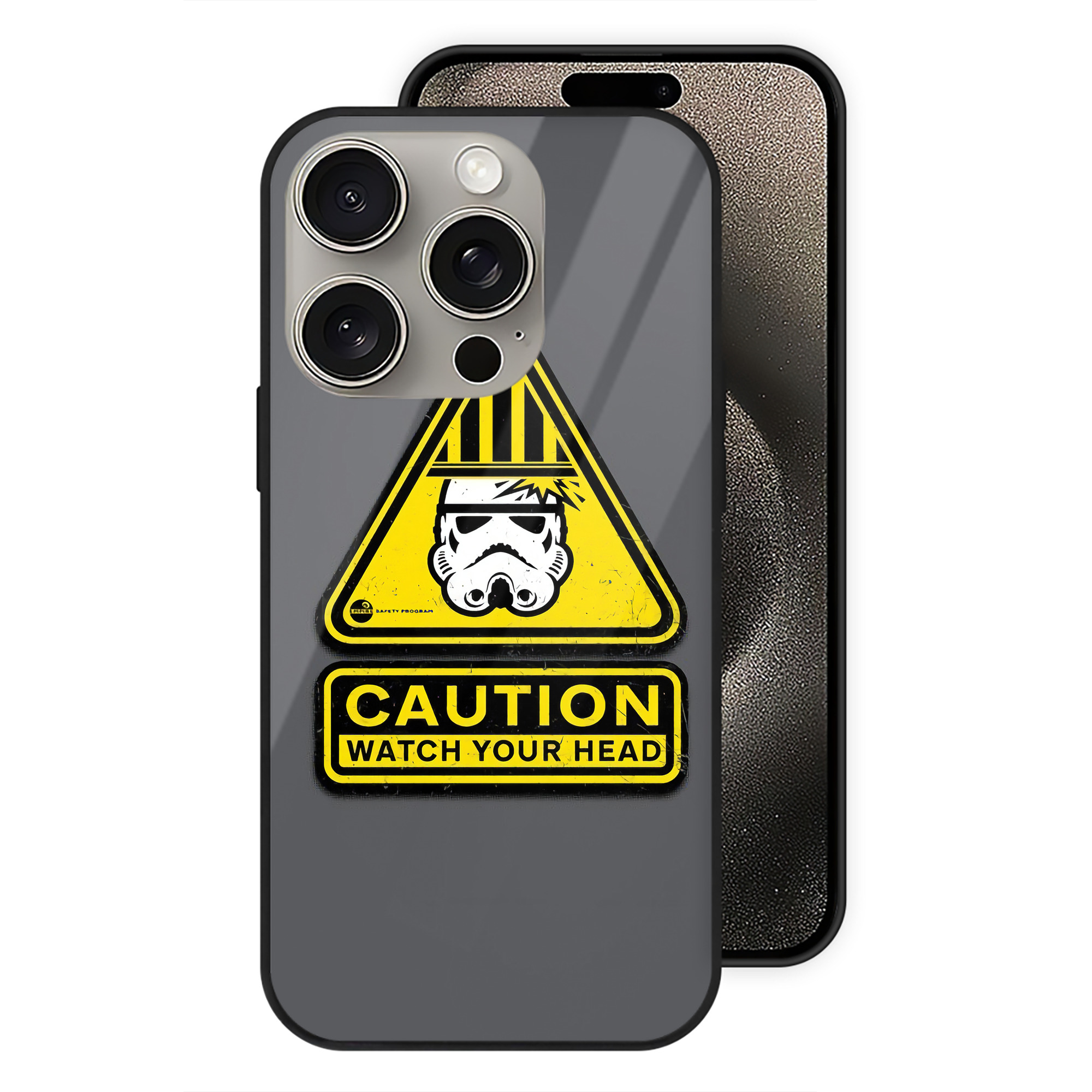 （画像用） スター・ウォーズ Star Wars 【iPhone15Pro対応】スマホケース 耐衝撃＆黄変防止 背面ガラス