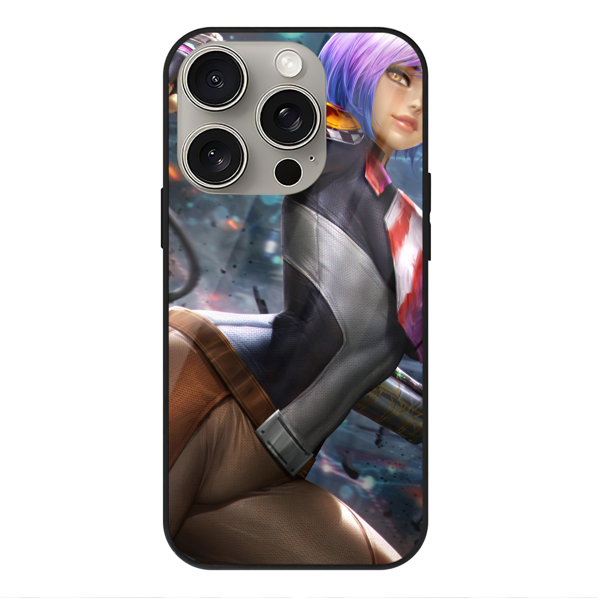 （画像用） スター・ウォーズ Star Wars 【iPhone15Pro対応】スマホケース 耐衝撃＆黄変防止 背面ガラス