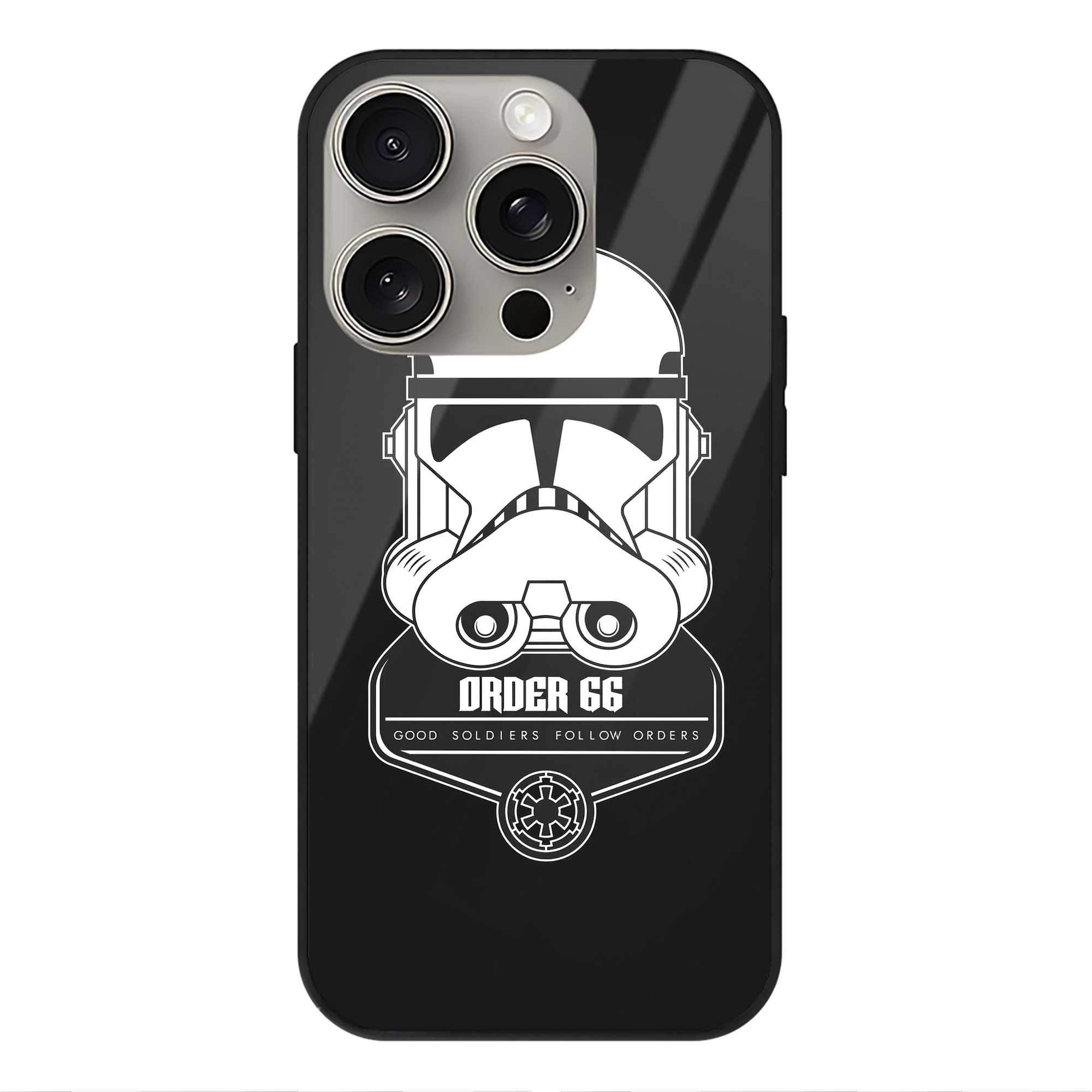 （画像用） スター・ウォーズ Star Wars 【iPhone15Pro対応】スマホケース 耐衝撃＆黄変防止 背面ガラス