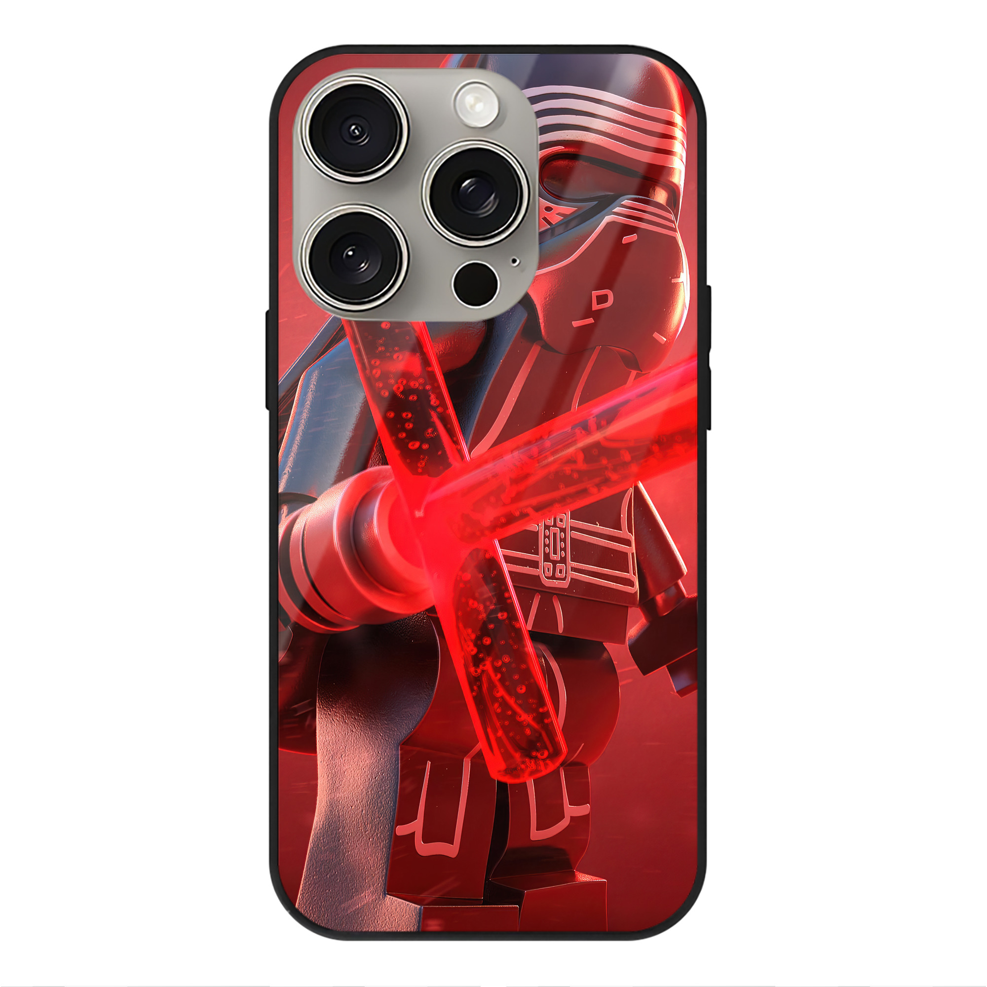 （画像用） スター・ウォーズ Star Wars 【iPhone15Pro対応】スマホケース 耐衝撃＆黄変防止 背面ガラス