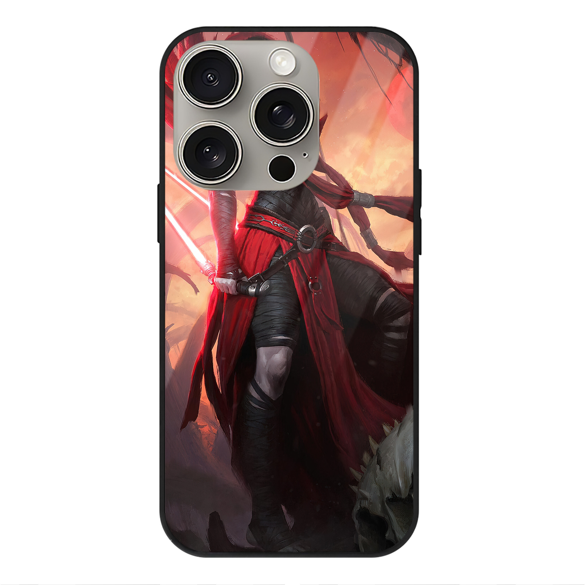 （画像用） スター・ウォーズ Star Wars 【iPhone15Pro対応】スマホケース 耐衝撃＆黄変防止 背面ガラス