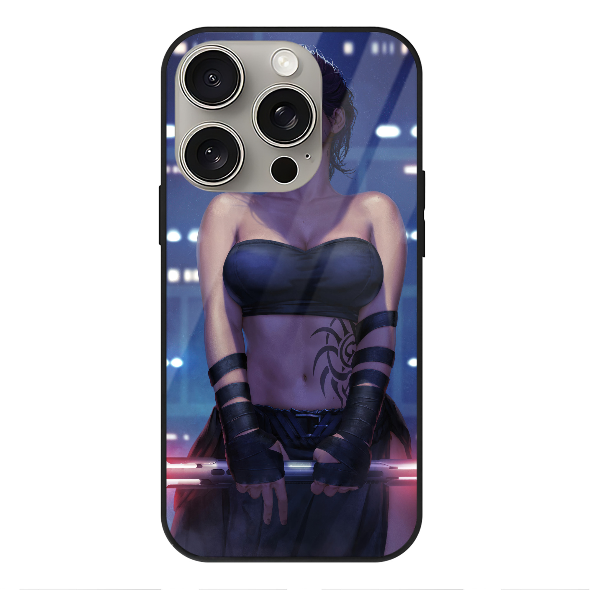 （画像用） スター・ウォーズ Star Wars 【iPhone15Pro対応】スマホケース 耐衝撃＆黄変防止 背面ガラス