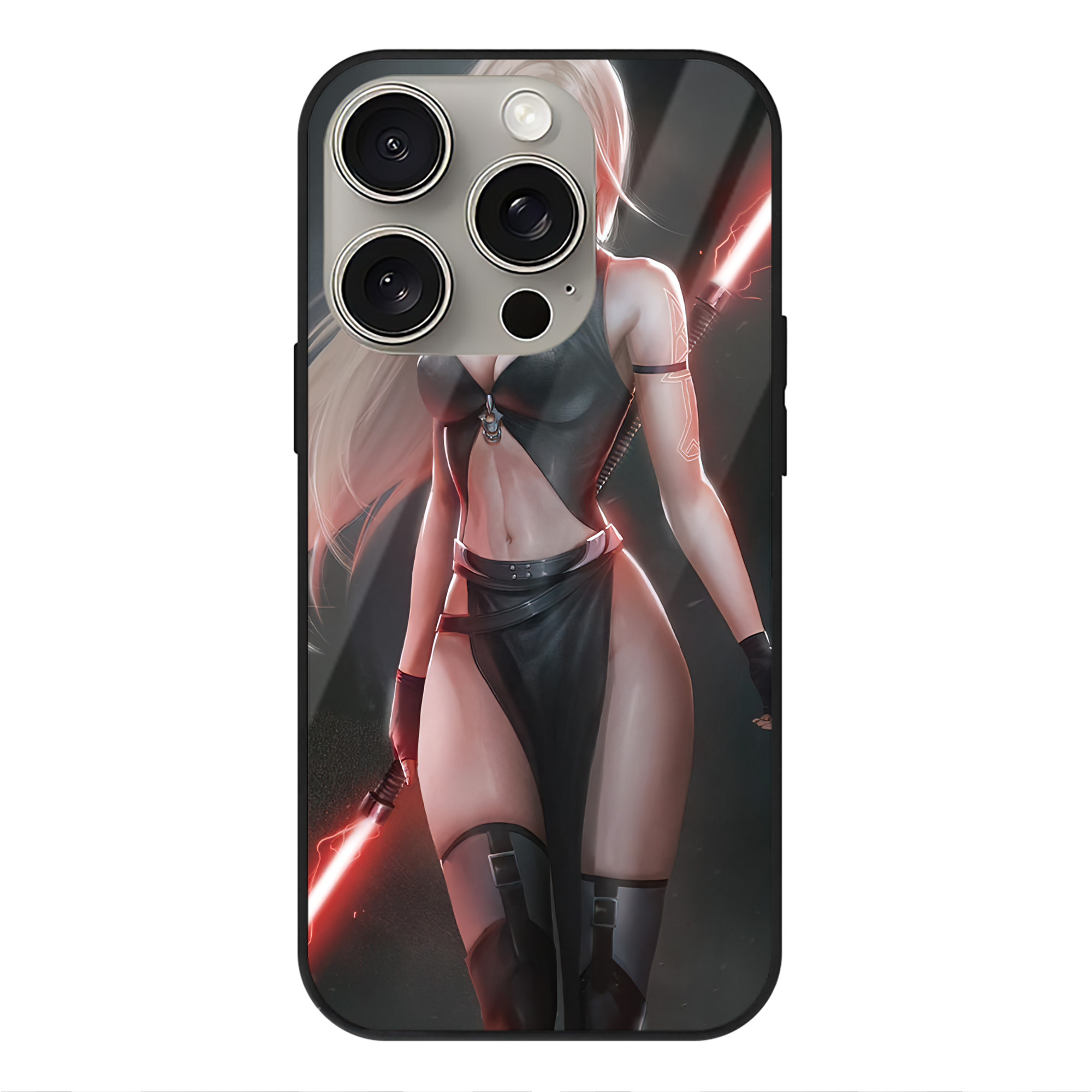 （画像用） スター・ウォーズ Star Wars 【iPhone15Pro対応】スマホケース 耐衝撃＆黄変防止 背面ガラス