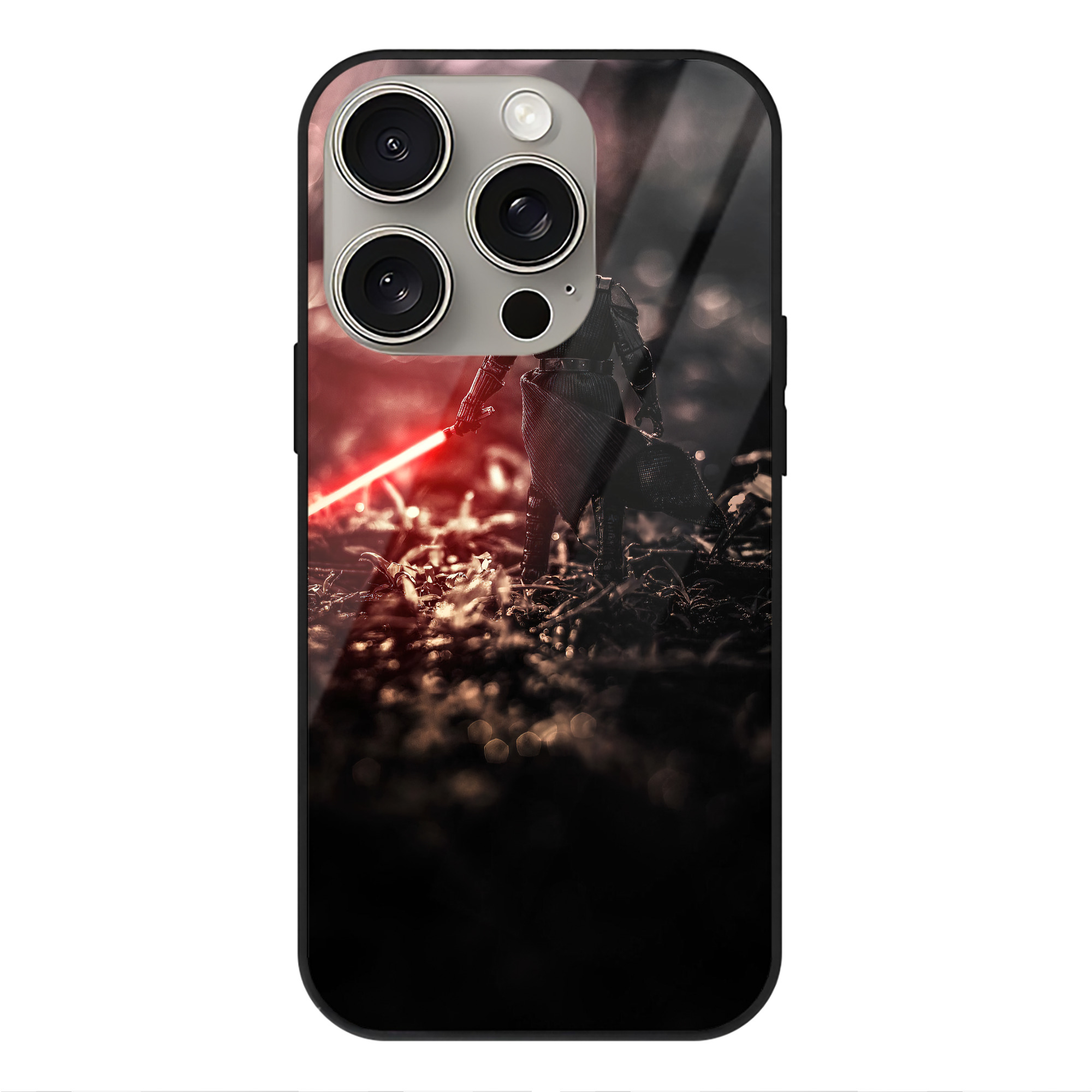 （画像用） スター・ウォーズ Star Wars 【iPhone15Pro対応】スマホケース 耐衝撃＆黄変防止 背面ガラス